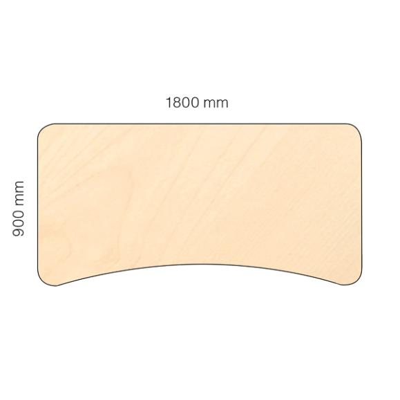  Skrivbord Viva Basic höj- och sänkbart med maguttag