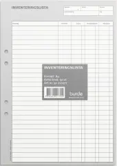  Inventeringsblock A4
