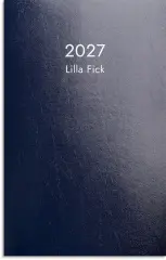  Kalender Lilla Fick 2027 bl&aring; kartong