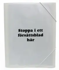  Maximapp A4 PP med ficka 3-fliks