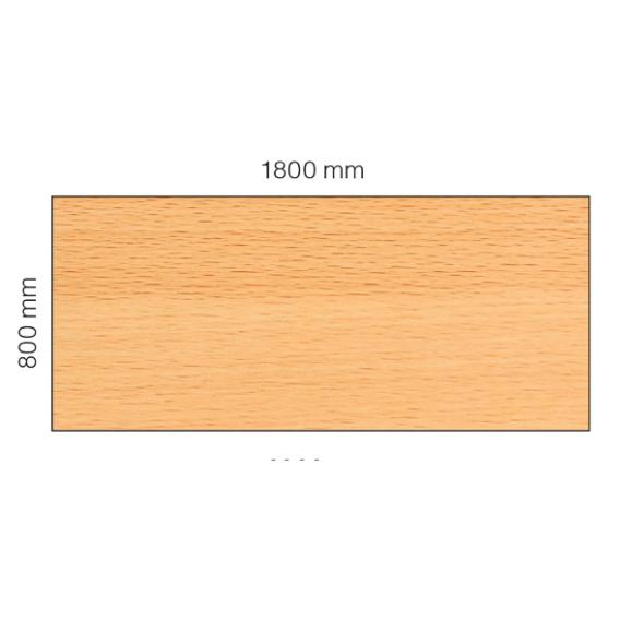  Skrivbord Viva Basic höj- och sänkbart med rak skiva, djup 800mm