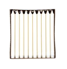  Kronljus Stearin vit 22x220mm