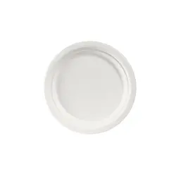  Tallrik Duni flat bagasse vit 22cm