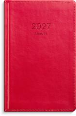  Kalender 2027 Leader r&ouml;tt konstl&auml;der