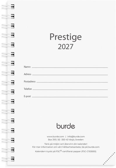  Kalender 2027 Prestige refill