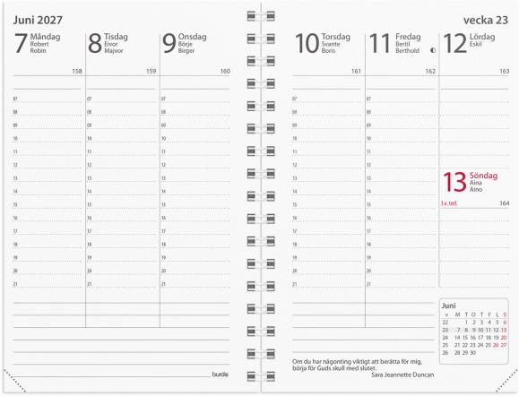  Kalender 2027 Prestige refill