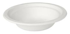  Tallrik Duni djup bagasse 18cm vit