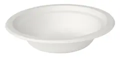  Tallrik Duni djup bagasse 18cm vit