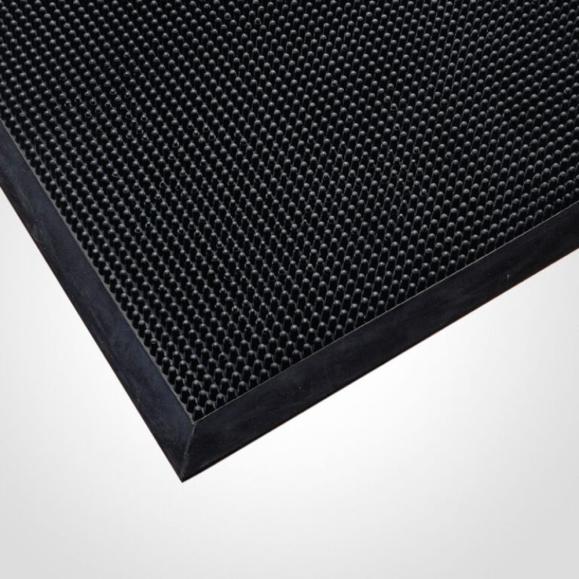  Matta Rubett skrap 83x100cm svart 15mm tjock