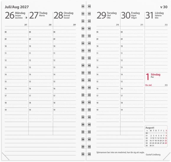  Kalender 2027 Interplano refill
