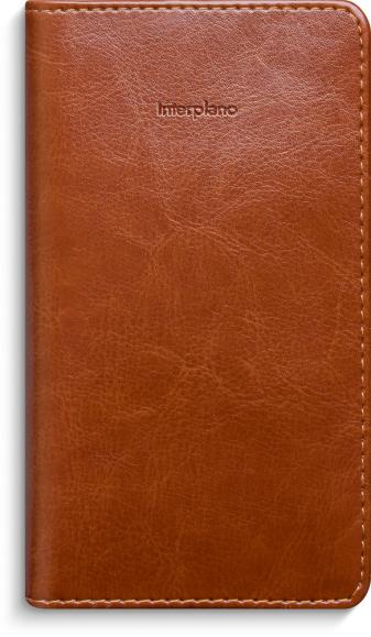  Kalender 2027 Interplano cognac konstläder