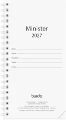  Kalender 2027 Minister refill