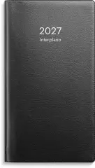  Kalender 2027 Interplano svart plast
