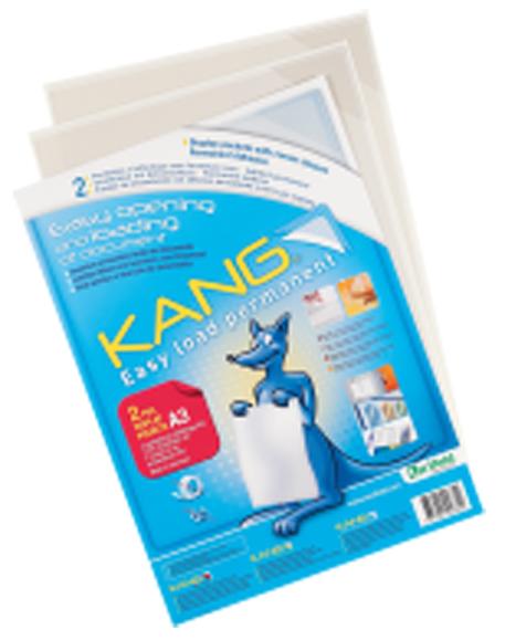  Ficka-/fodral A3 i PVC med självhäftande flikförslutning