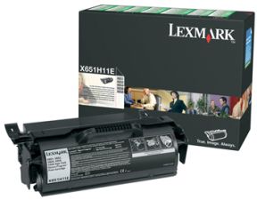  Toner Lexmark X651 svart